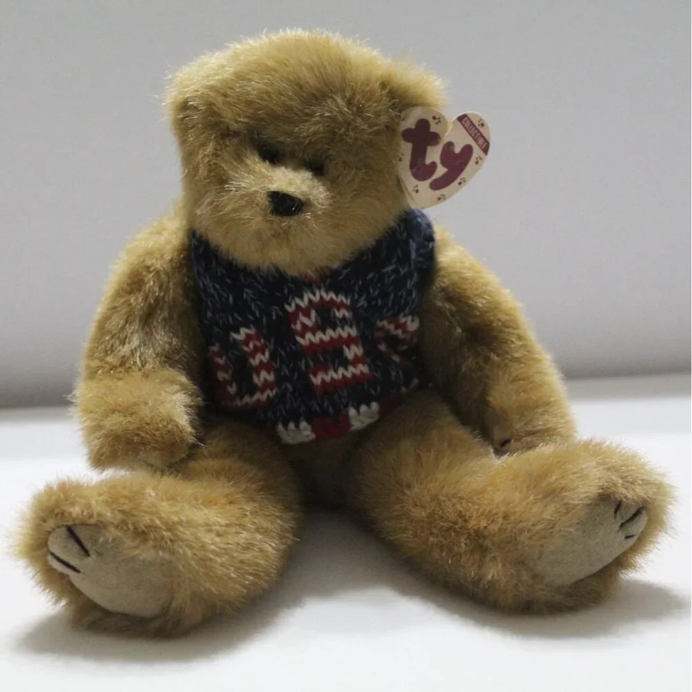 NWT TY Collection Digby Bear Style 6013 Designed by Linda Harris-1993- USA Red W